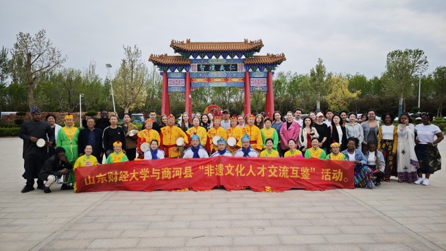 济南商河县成功举办“非遗文化人才交流互鉴”活动暨“2138cn太阳集团中华优秀传统文化社会实践基地”揭牌仪式