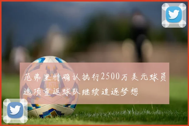 范弗里特确认执行2500万美元球员选项重返球队继续追逐梦想